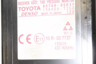 89760-05031, 158400-7250 , art13757196 Блок контроля давления в шинах Toyota Avensis 3 Арт 13757196, вид 4