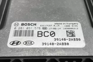 391402ABB0, 0281031578 , art13610295 Блок управления двигателем Hyundai Tucson 3 Арт 13610295, вид 4