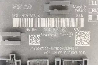 5Q0959595A , art14301254 Блок управления двери задней левой Audi A3 8P Арт 14301254, вид 5
