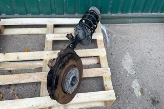 7H0407258G, 7H0413031N, 7H0615301D , art13662270 Ступица передняя левая Volkswagen Transporter T5 Арт 13662270, вид 1
