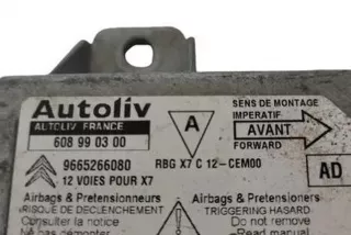 9665266080, 608990300 , art13370238 Блок AirBag Citroen C5 1 Арт 13370238, вид 4