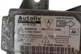 9665558180, 610963100 , art13375035 Блок AirBag Citroen C5 1 Арт 13375035, вид 4