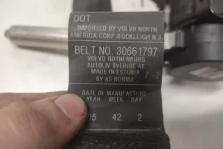 6029327R0H, 30661797 , art13408377 Ремень безопасности задний правый Volvo V50 Арт 13408377, вид 4