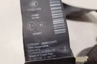 33035173 , art13417637 Ремень безопасности задний левый Citroen C5 1 Арт 13417637, вид 6