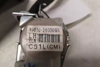 7022310024, 898102B000WK , art13426680 Ремень безопасности задний левый Hyundai Santa FE 1 (SM) Арт 13426680, вид 2