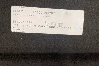 96872633ZE , art13439347 Ковер багажника Peugeot 508 Арт 13439347, вид 2