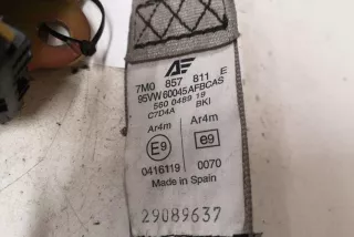 7M0857811E , art13440344 Ремень безопасности задний левый Volkswagen Sharan 1 Арт 13440344, вид 3