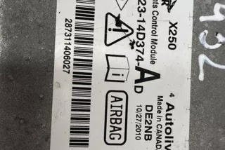 9X2314D374AD , art13462100 Блок AirBag Jaguar XF 250 Арт 13462100, вид 2