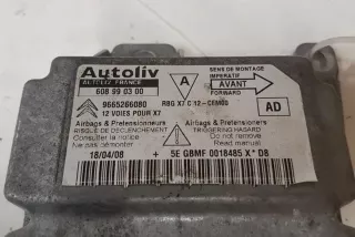 9665266080, 608990300 , art13470286 Блок AirBag Citroen C5 1 Арт 13470286, вид 4