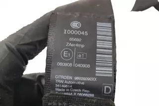 98029292XX, 33060518 , art13474576 Ремень безопасности передний левый Citroen C5 1 Арт 13474576, вид 5