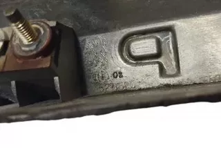 9580M, 3740, 9645271580 , art13490539 Накладка подсветки номера Peugeot 407 Арт 13490539, вид 2