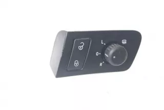 1T1959552K , art12230820 Джойстик регулировки зеркал Volkswagen Caddy 1 Арт 12230820, вид 1