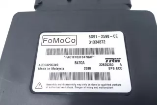 6G912598CE , art12249921 Блок ручника (стояночного тормоза) Volvo XC90 1 restailing Арт 12249921, вид 3