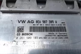 0EA907309A, 0261S09103 , art12252327 Блок управления двигателем Volkswagen Golf 7 Арт 12252327, вид 3