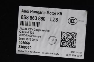 8S8863880 , art13652195 Обшивка багажника Audi TT 3 Арт 13652195, вид 6