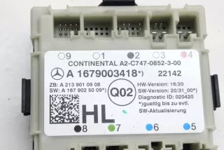 A1679003418 , art14994737 Блок управления двери задней левой Mercedes EQC n293 Арт 14994737, вид 3