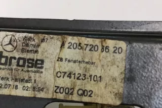 A2057206620 , art13754717 Стеклоподъемник задний правый Mercedes C W205 Арт 13754717, вид 2
