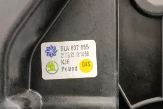 5LA837655 , art14512964 Стеклоподъемник задний левый Skoda Enyaq Арт 14512964, вид 3