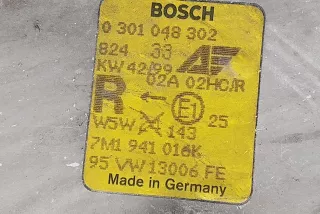 0301048302, 0301048302, 7M1941016K, 95VW13006FE, 1305235255, 1305219065, 7M0941607A , art14656855 Фара правая Volkswagen Sharan 1 Арт 14656855, вид 5