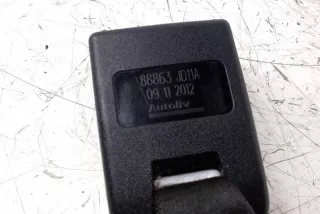 88863JD11A , art14074883 Ремень безопасности задний левый Nissan Qashqai+2 Арт 14074883, вид 3
