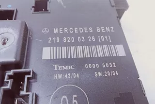 2198200326 , art13936995 Блок управления двери задней правой Mercedes CLS C219 Арт 13936995, вид 4