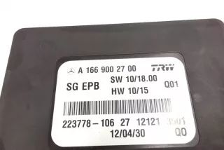 A1669002700 , art14000836 Блок ручника (стояночного тормоза) Mercedes B W246 Арт 14000836, вид 2