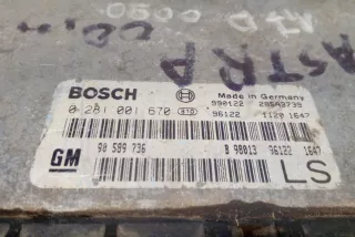 art13795990 Блок управления двигателем Opel Astra G 1.7л Арт 13795990, вид 2