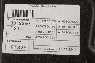 1667200179, 1667201102 , art13510709 Стеклоподъемник задний левый Mercedes ML/GLE W166 Арт 13510709, вид 2