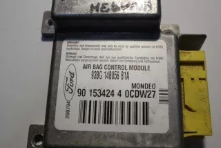93BG14B056B1A, 901534244, 0CDW27 , art13526036 Блок AirBag Ford Mondeo 2 Арт 13526036, вид 3