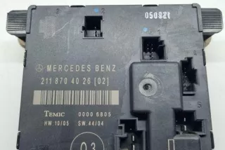 2118704026 , art13264062 Блок управления двери передней правой Mercedes E W211 Арт 13264062, вид 3