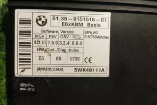61359151516, 9151516 , art13359911 Блок комфорта BMW 6 E63/E64 Арт 13359911, вид 2