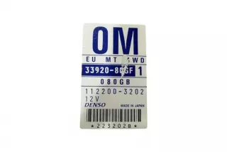 3392080GF, 080GB, 1122003202 , art12932761 Блок управления двигателем Suzuki Ignis 2 Арт 12932761, вид 4