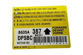 8635A387, ME201, W2T68182 , art12948760 Блок AirBag Peugeot iOn Арт 12948760, вид 5