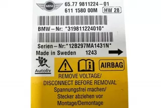 981122401, 319811224010, 12B297MA1431N, 6577981122401 , art13769038 Блок AirBag MINI COUNTRYMAN R60 Арт 13769038, вид 7