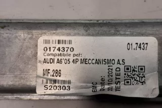 0174370, 017437, S20303 , art12438883 Стеклоподъемник задний левый Audi A6 C6 (S6,RS6) Арт 12438883, вид 3