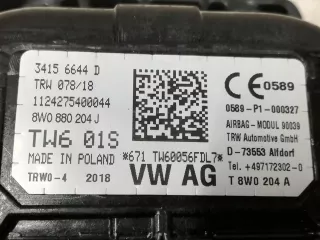 8W0880204J Подушка безопасности пассажира Audi A4 B9 Арт AL16228591274, вид 3