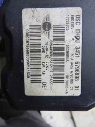 6796698 Блок АБС (ABS) MINI One Арт AL10826946037, вид 5