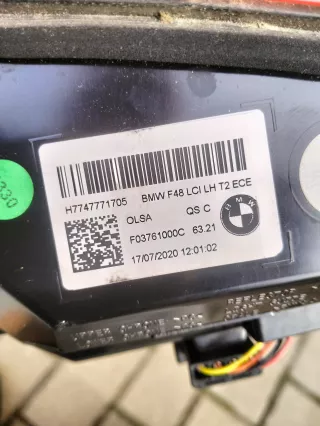 F48,LCI,KOMPLET Фонарь задний левый BMW X1 F48 Арт AL16471478696, вид 2