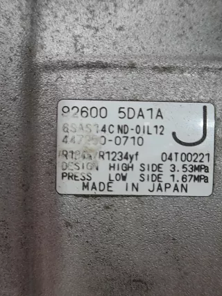 926005DA1A Компрессор кондиционера Infiniti Q30 Арт AL11685877652, вид 7