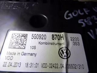 5G0920870H,German,Teile Щиток приборов (приборная панель) Volkswagen Golf 5 Арт AL12174267690, вид 4