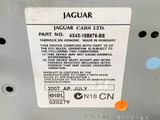 1X4310E889GD,Jaguar Магнитола (аудио система) Jaguar X-Type Арт AL15919616050, вид 3