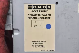 39050-SEF-G820-M Магнитола (аудио система) Honda Accord 7 Арт AL16179123347, вид 6