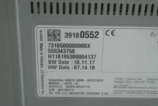 39180552 Магнитола (аудио система) Opel Astra K Арт AL16312723055, вид 4