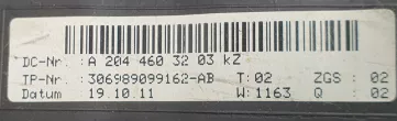 A2044603203 Рулевое колесо Mercedes GLK X204 Арт AL12080382701, вид 6