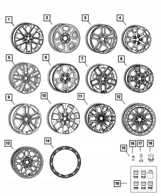  Диск литой Jeep Wrangler TJ Арт AL12209074827, вид 6