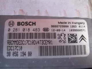 9805619480 Блок управления двигателем Peugeot 206 1 Арт AL7710747452, вид 2