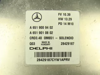 A6519009402,,,A6519010802 Блок управления двигателем Mercedes B W246 Арт AL7898794003, вид 2