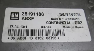 25191188,5WY1V27A Блок управления двигателем Chevrolet Spark M300 Арт AL8457624516, вид 2