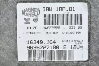 IAW1AP.81 Блок управления двигателем Peugeot 206 1 Арт AL10178398850, вид 2