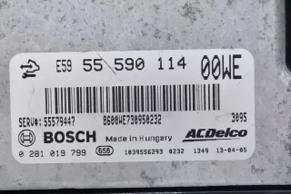 55590114 Блок управления двигателем Opel Corsa D Арт AL11005427464, вид 2